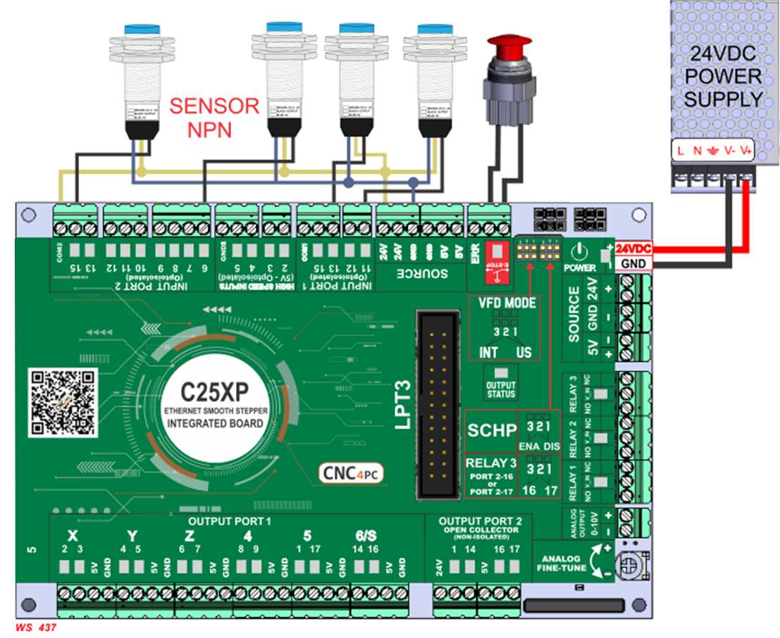 C25XP- MULTIFUNCTION CNC BOARD Rev. 5 | cnc4pc