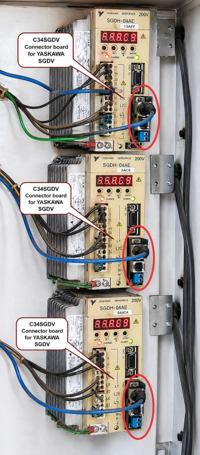 C34SGDV Connector board for YASKAWA SGDV