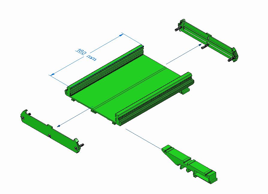 Din Rail Support for C76R1