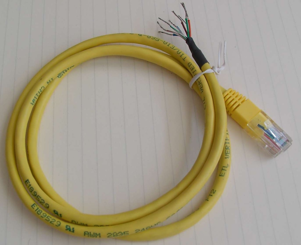 A18 - Ethernet RJ45 Terminal Cable