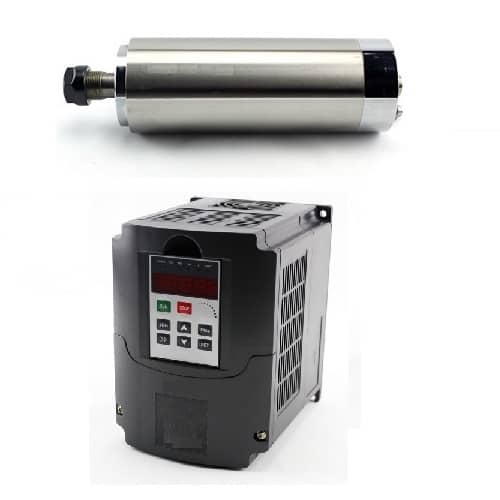 2.2KW VFD Spindle Inverter 110VAC Input With 2.2KW Water Cooled Spindle,110VAC