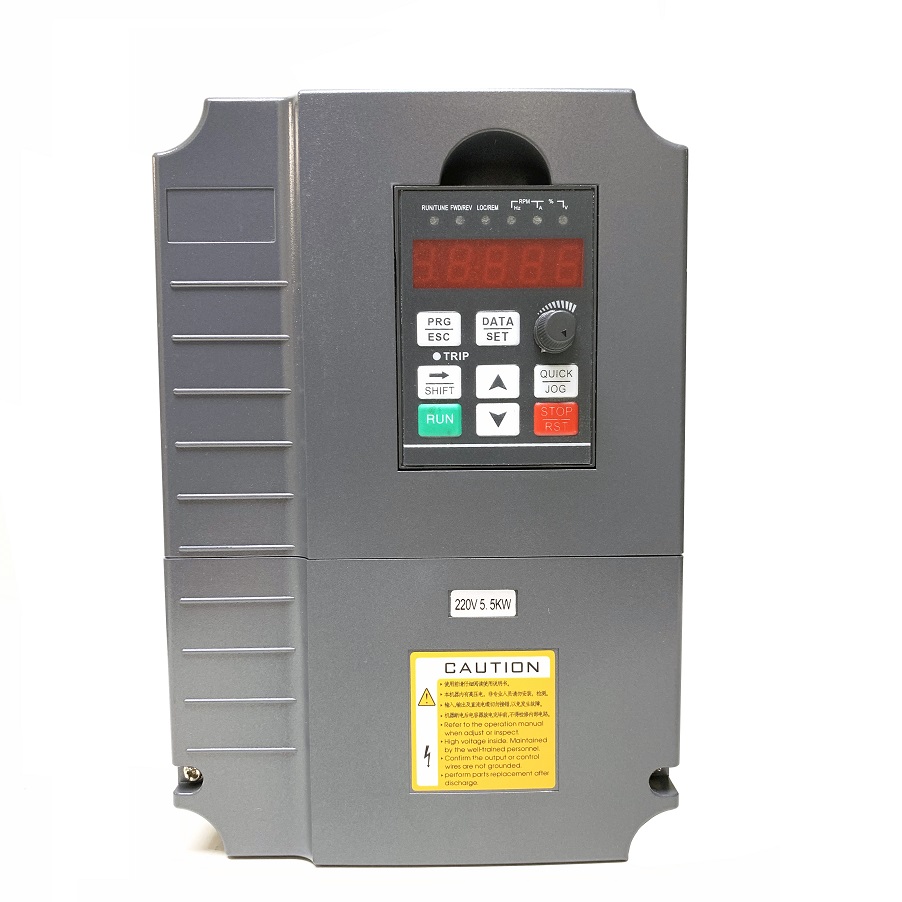 CNC VFD 220V 5.5KW 7.5HP for Motor Speed Control GT-Series (220V, 5.5KW) VFD55G