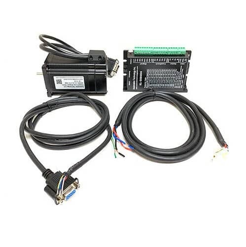 NEMA 23 Closed Loop Stepper Motor Kit: 439 oz-in, 1/4” Shaft W/ 3M Cables