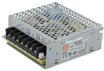 [RD-50A] Enclosed Switching Power Supply 54W Dual Output 5V 6A and 12V 2A