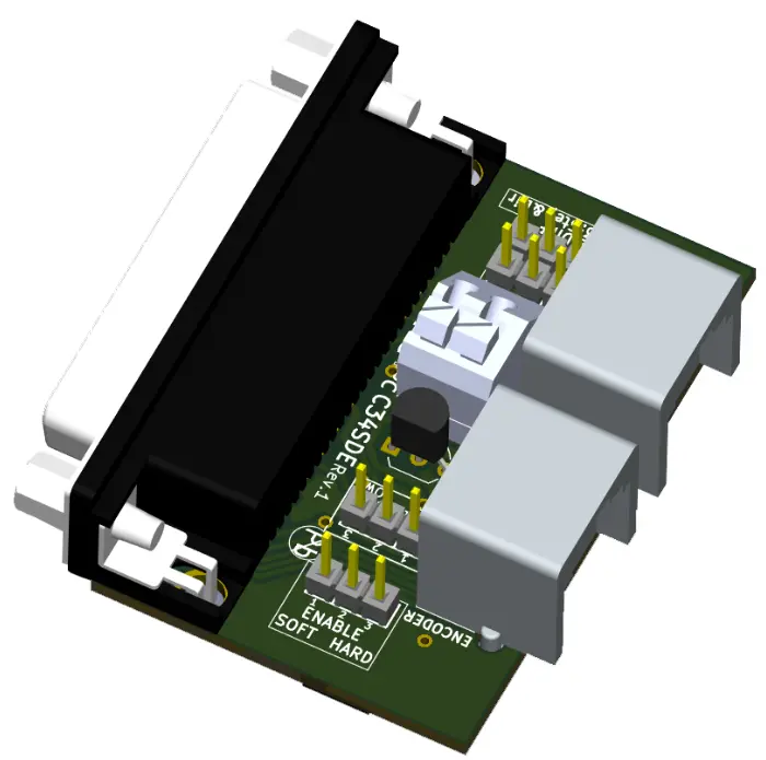C34SDE - Connector Board for Shihlin SDE(-P) Series Servo Motor