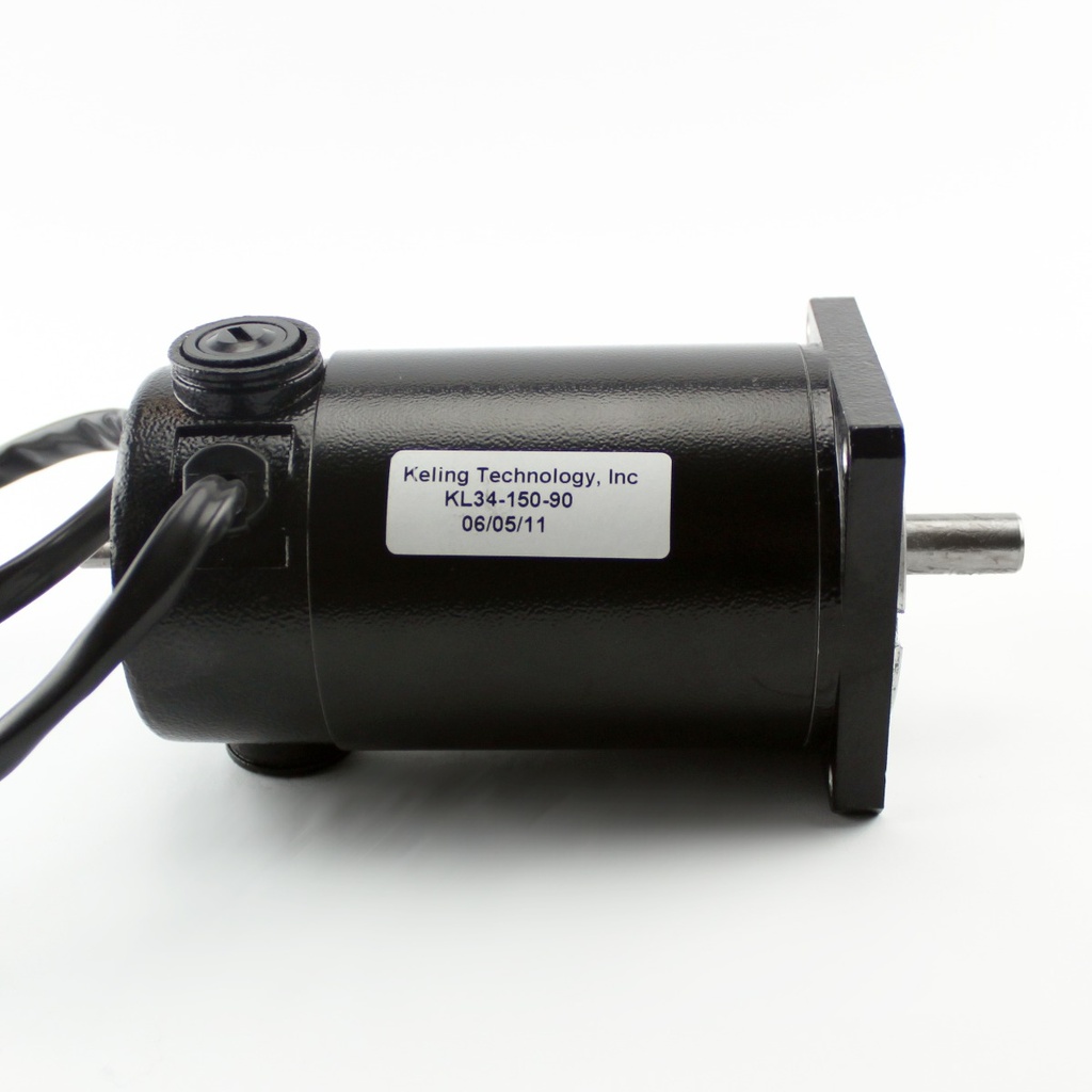 NEMA34 600oz/in Dual Shaft DC Servo Motor SKEWED ROTOR DESIGN