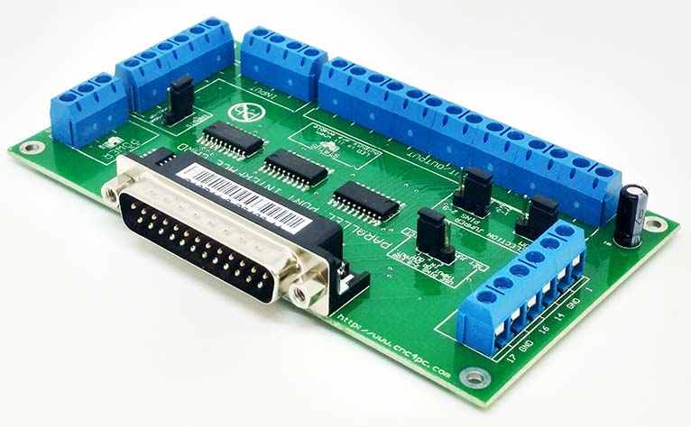 C10@ -  BI-Directional Parallel Port CNC Breakout  Board 