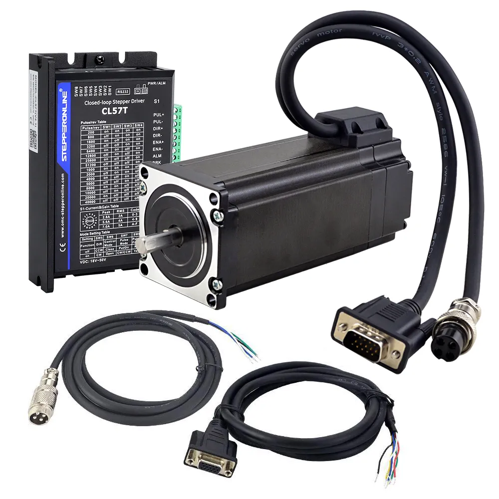 [1-CL57T-S30A-V41] TS Series 3.0Nm(424.83oz.in) 1 Axis Closed Loop Stepper CNC Kit Nema 23 Motor & Driver