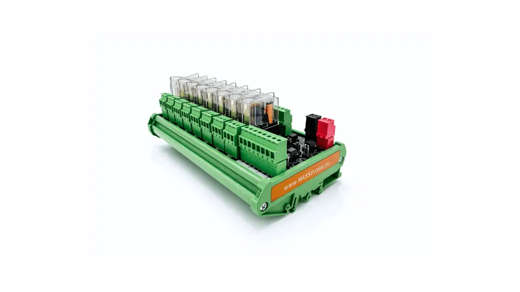 [8R_4O-24_Module] MASSO Relay 8 – Opto 4 DIN Module