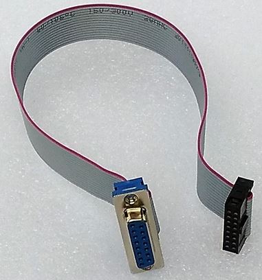 IDC16-DB15 LPH 16 Pin to DB 15/F Ribbon Cable