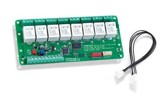 [PoRelay8-12] CAN relay - PoRelay8 - Relay extension board with CAN bus 12V