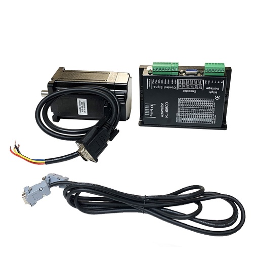 [6060D-23-28-1000] NEMA 23 Closed Losed Loop Stepper Motor System-Hybrid Servo KIT, 425 OZ-IN,SHAFT SIZE: 1/4″