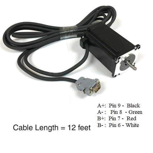 [23H2100-35-4BC] NEMA23 381OZ/IN  3.5A Motor 23H2100-35-4BC with Cable for G540