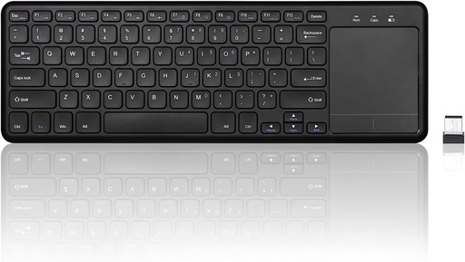 [WKT] Wireless Keyboard with Touchpad, Support Multiple Devices Connection