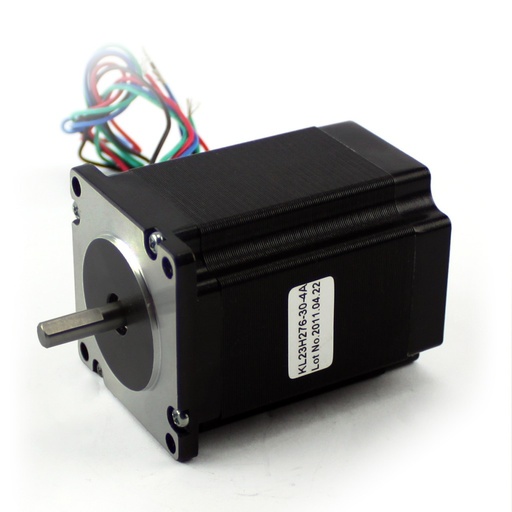 [23H276-30-4A] NEMA23 282oz/in 1/4 Single Shaft Stepper Motor