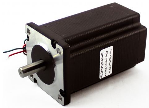 [23H2100-508B] NEMA23 570oz/in 5A 1/4 Dual Shaft Stepper Motor