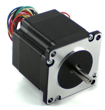 [23H256-21-8B] 23H256-21-8B - NEMA23 185oz/in 3A Stepper Motor ¼ Dual shaft  