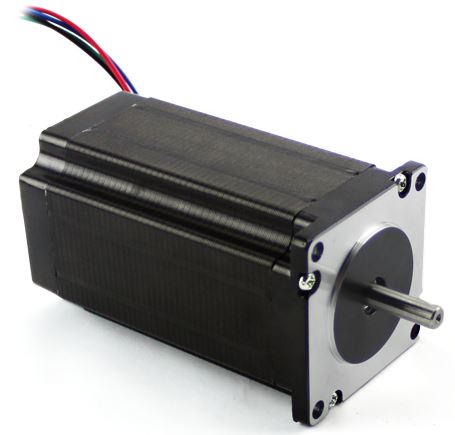 [23H2100-354A] NEMA23 381oz/in 3.5A, 0.9 Degree Single Shaft Stepper Motor