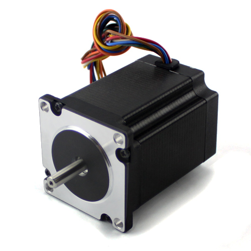 [23H276-30-8B] NEMA23 282oz/in 3A Stepper Motor ¼” Dual shaft 